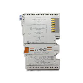 Модуль ввода/вывода Beckhoff KL4022 2-channel analog output terminal 4…20 mA, 12 bit.Ref фото 134348