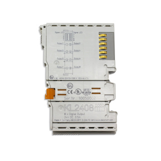 Модуль ввода/вывода Beckhoff KL2408 8-channel digital output terminal 24 V DC, 0.5 A, total current 3 A, single-conductor connection.Ref фото 134362