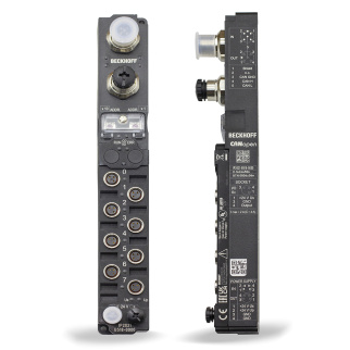 Модуль ввода/вывода Beckhoff IP2021-B518 Compact Box, 8 digital outputs 24 V DC, IMAX = 2 A (∑ 4 A), M8; I/O connection with connector: M8, 3-pin фото 134430