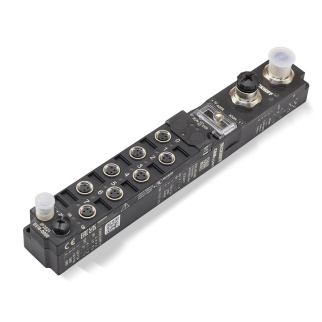 Модуль ввода/вывода Beckhoff IP2021-B518 Compact Box, 8 digital outputs 24 V DC, IMAX = 2 A (∑ 4 A), M8; I/O connection with connector: M8, 3-pin фото 134429