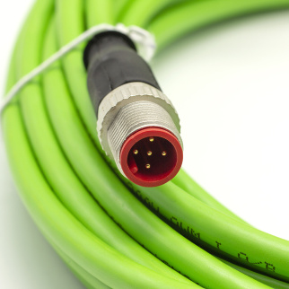 Кабель Beckhoff ZK4000-5100-2100 Encoder cable, PUR, flex, M12, plug, straight, male, 5-pin, A‑coded – open end, 10.00 m фото 133367